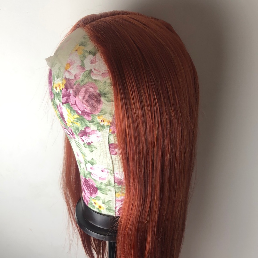 💕22” COPPER RED BODY WAVE LACE-FRONT WIG *…NEW - Picture 6 of 11